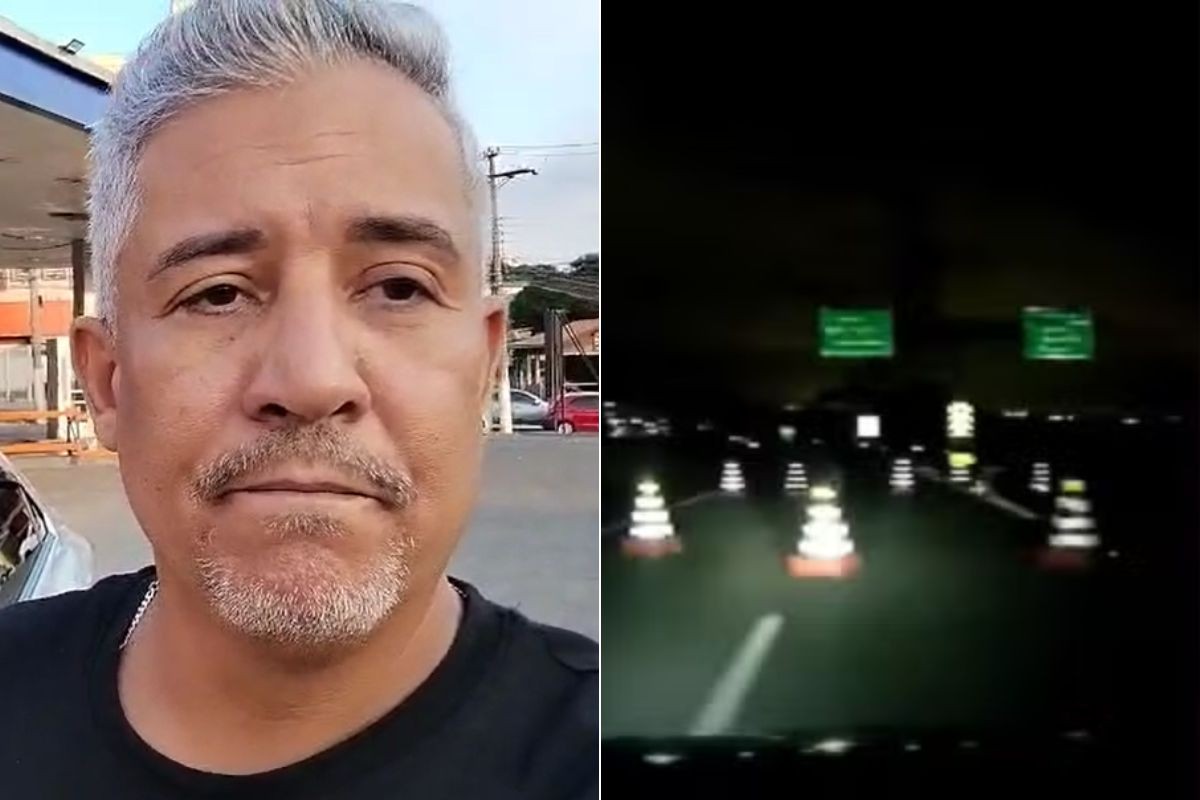 Motorista que filmou a própria fuga de criminosos em rodovia relembra momento tenso e diz que aceitou viagem para bater meta; VÍDEO | Santos e Região