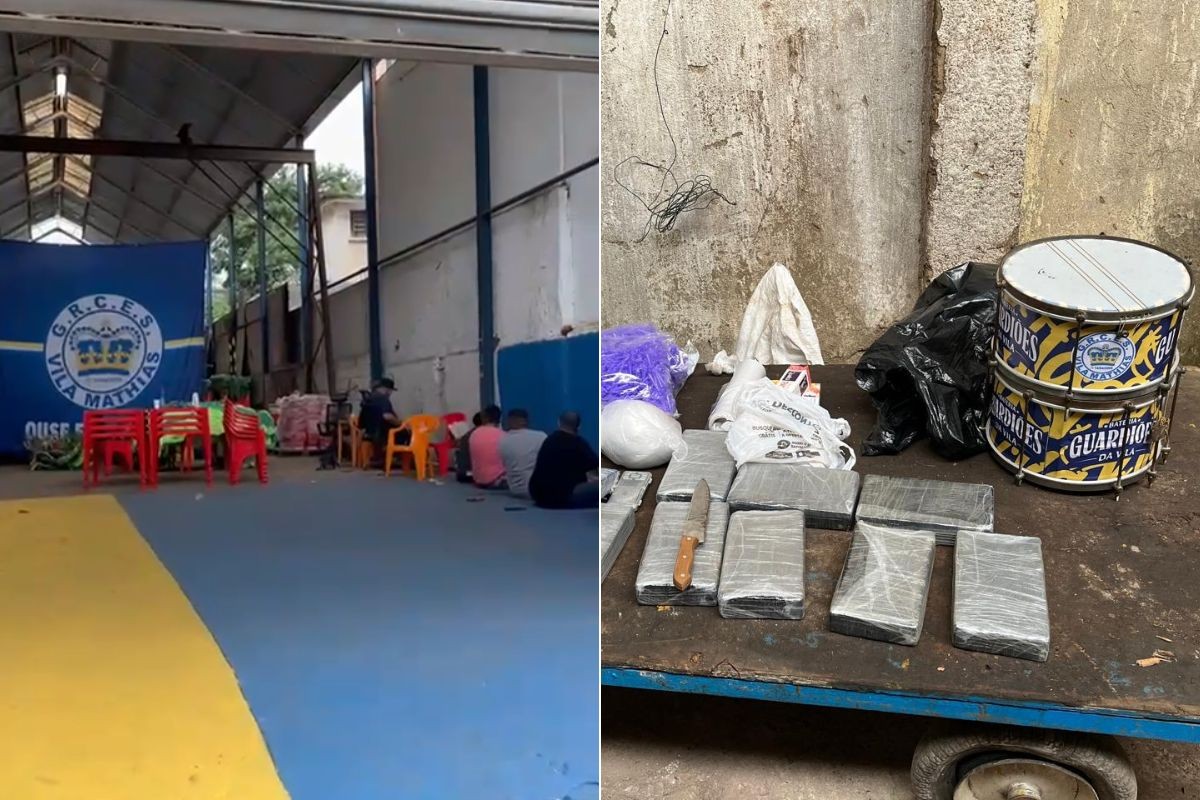 Presidente de escola de samba é preso por armazenar drogas no barracão e distribuí-las para pontos de tráfico | Santos e Região