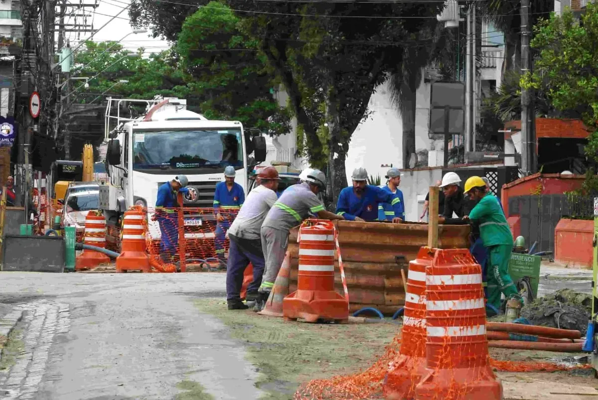 Serviços da Sabesp provocam alterações no trânsito de Santos, SP, a partir de domingo