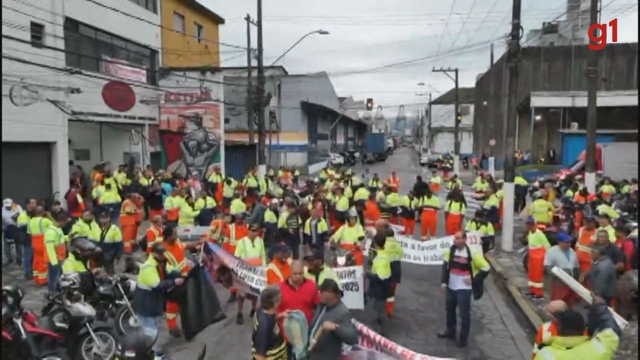 Estivadores protestam por melhorias no cais público e contra PL 733 em Santos, SP | Porto Mar