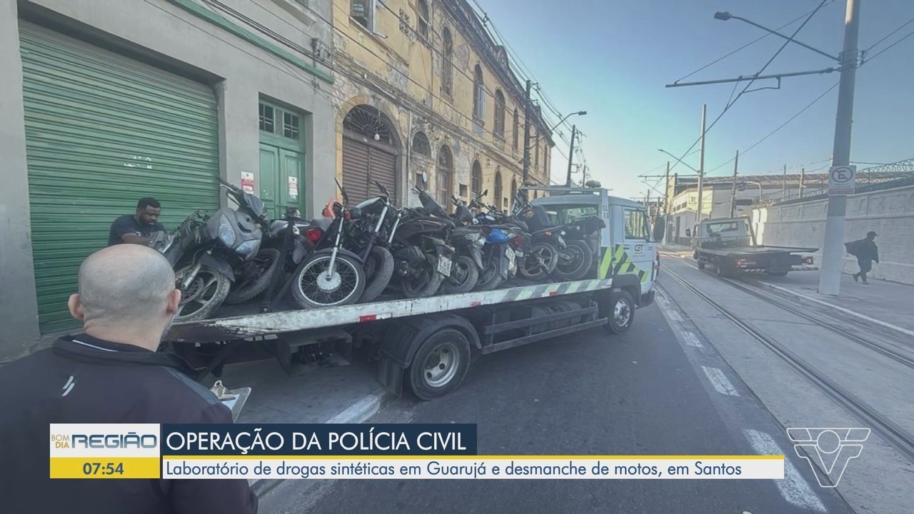 Polícia Civil e Guarda Municipal desarticulam desmanche clandestino de motos em Santos