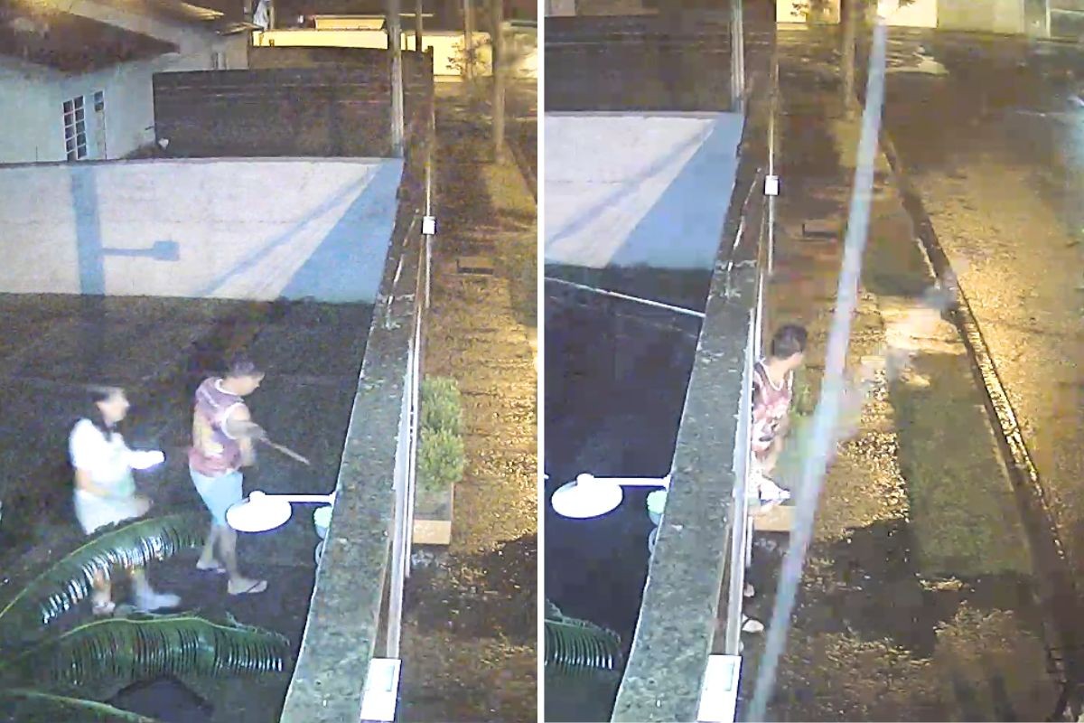 Vídeo mostra avó fugindo e pedindo socorro ao ver neta ser morta pelo ex em SP | Santos e Região