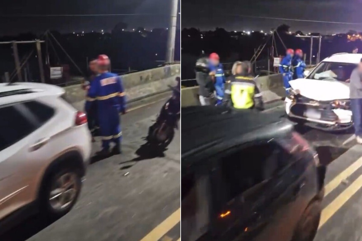 Motorista bêbado causa acidente no litoral de SP e arremessa criança de 6 anos para frente do carro | Santos e Região
