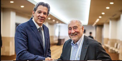 Nobel de Economia diz que mundo deve seguir Lula