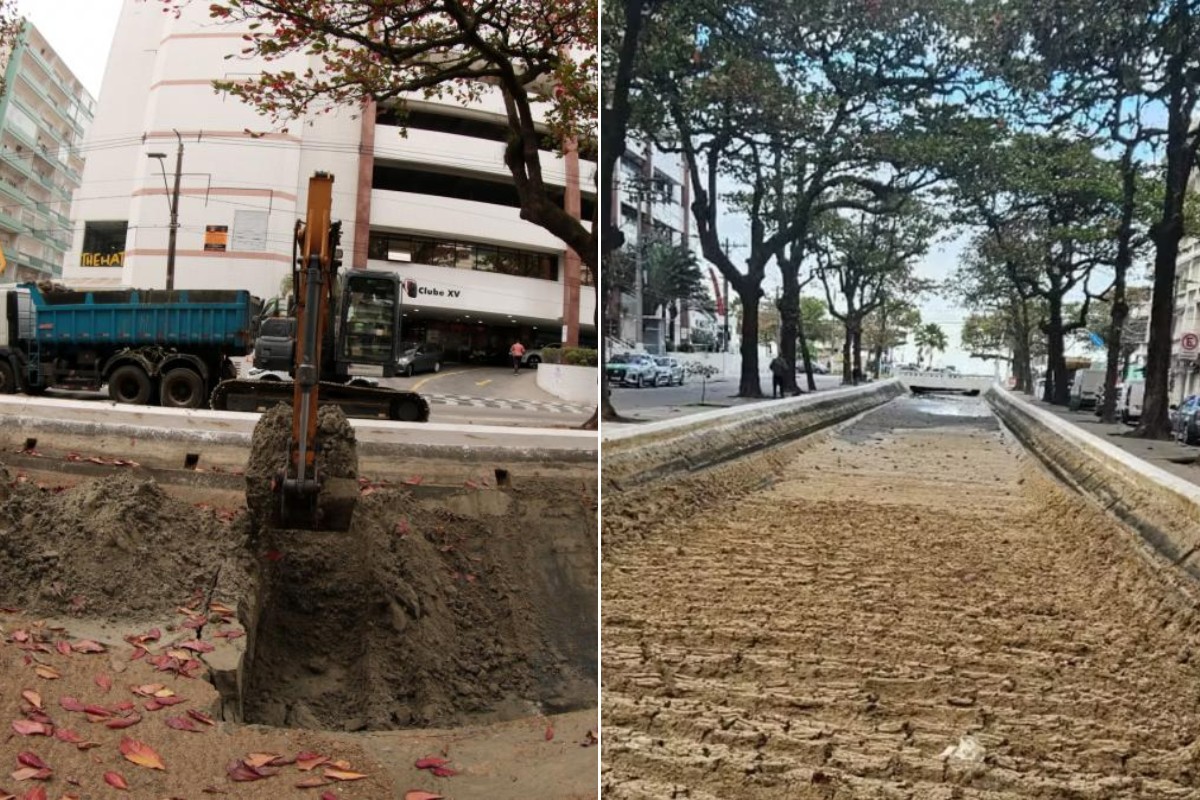 Ressaca em Santos: 960 toneladas de areia são retiradas do Canal 3 | Santos e Região