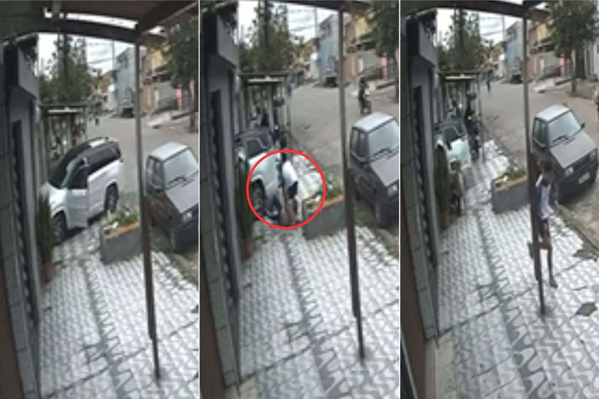 Motorista reage a assalto após criminoso invadir carro e veículo bate em SP