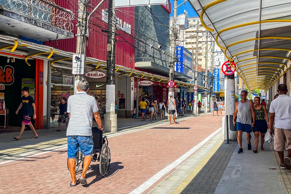 Boulevard Martim Afonso vira espaço exclusivo para pedestres em São Vicente até janeiro