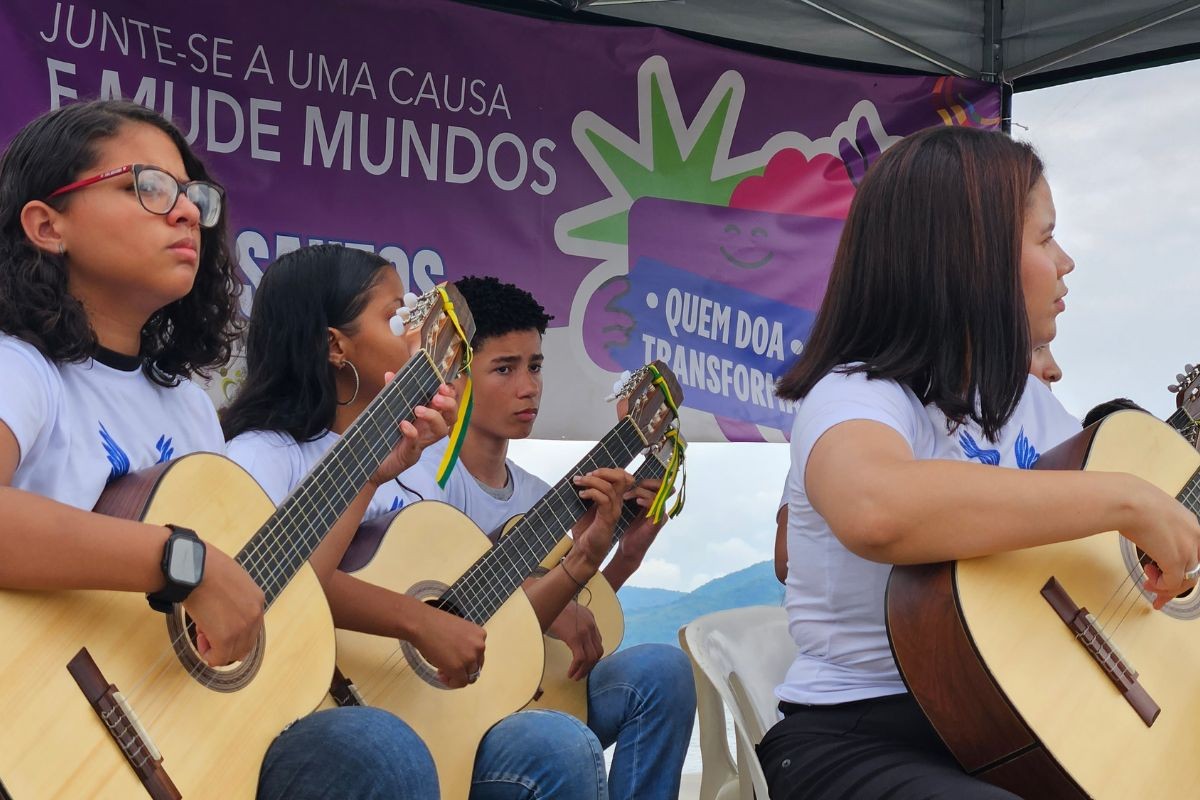 DoaSantos arrecada alimentos e promove solidariedade no Parque Valongo neste fim de semana