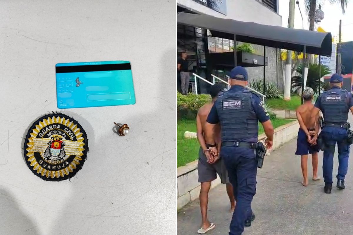 Idosa de 75 anos é agredida e roubada diante do neto; dupla é presa no litoral de SP; VÍDEO