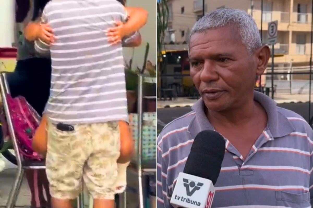 Pai da menina atingida por ponto de ônibus que desabou diz que foi horrível vê-la presa: 'E se eu perco a minha filha?'