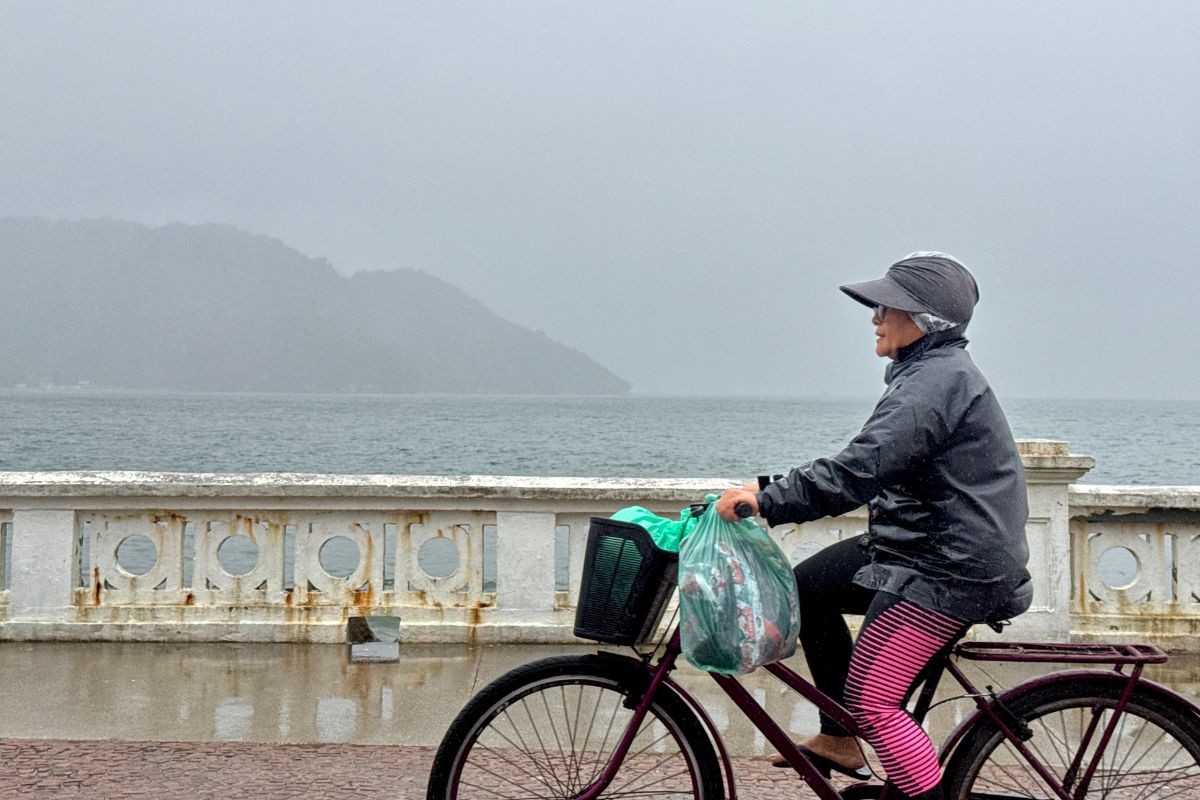 Baixada Santista terá virada no tempo com chuva a partir desta segunda
