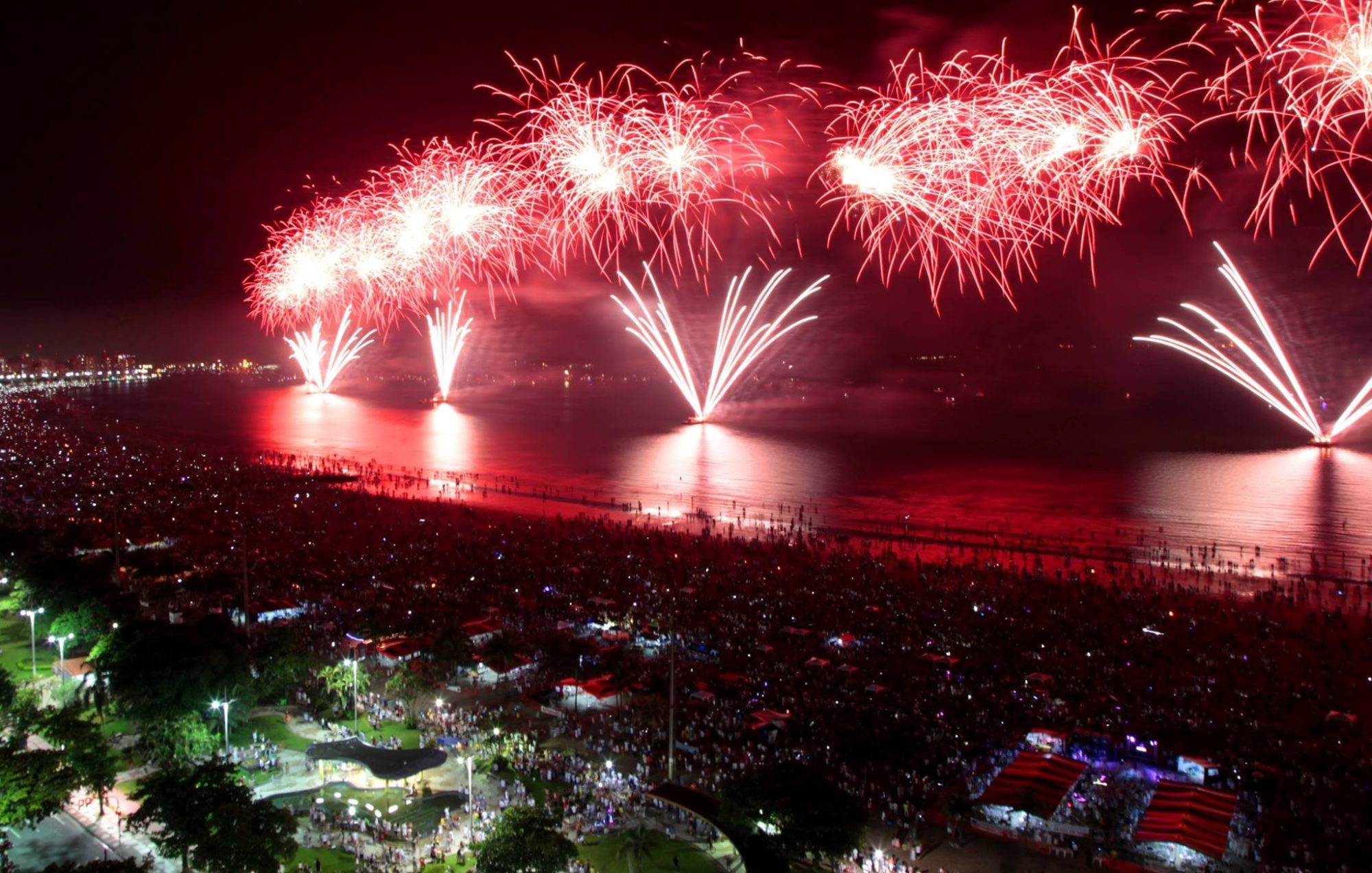 Réveillon em Santos terá 14 minutos de fogos e show de Guilherme Arantes