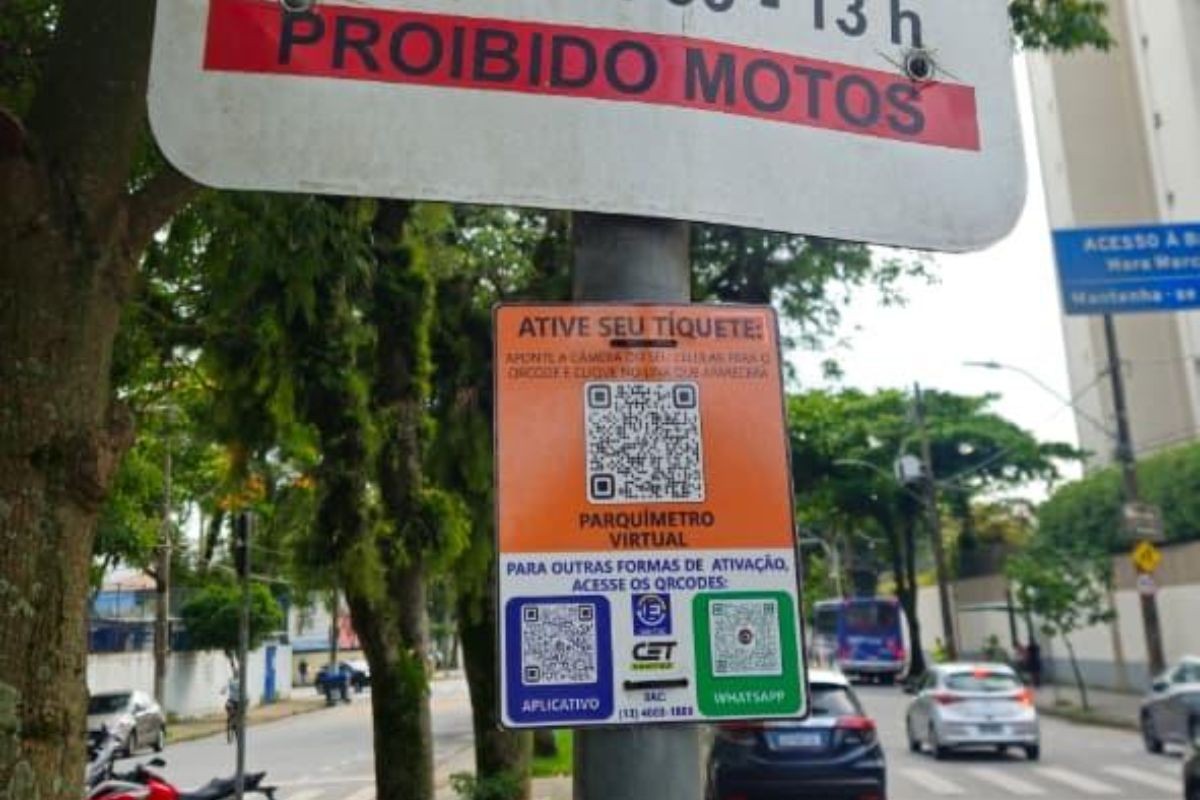 Zona Azul de Santos terá opção virtual de pagamento