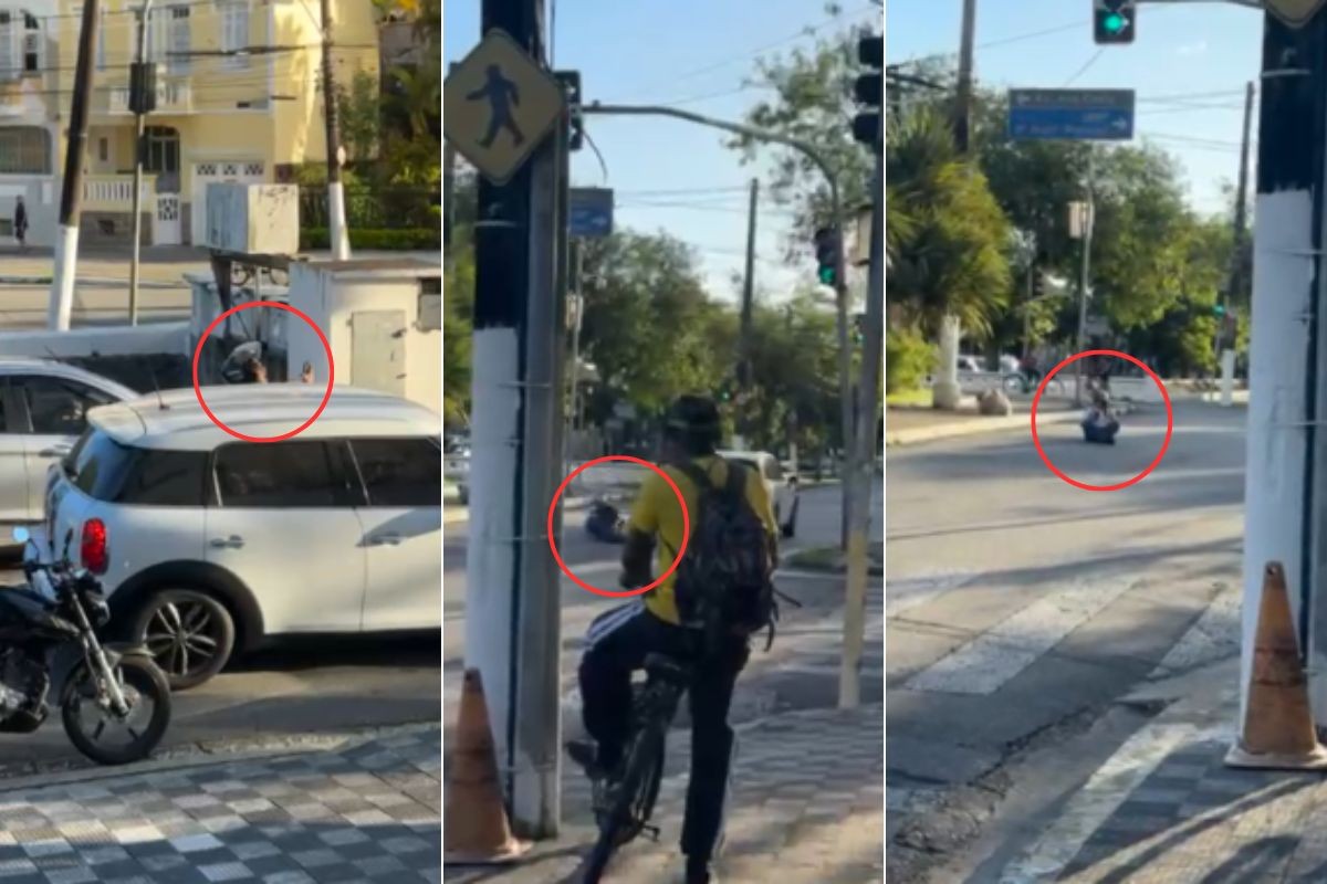 Motorista que arrastou motociclista por 40 metros no litoral de SP é indiciado pela polícia
