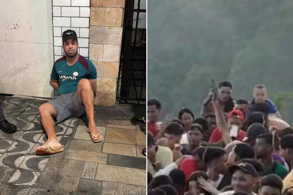 'Oval', preso após atirar para o alto em pancadão de Carnaval, destruiu celular ao ser detido; mulher também foi presa