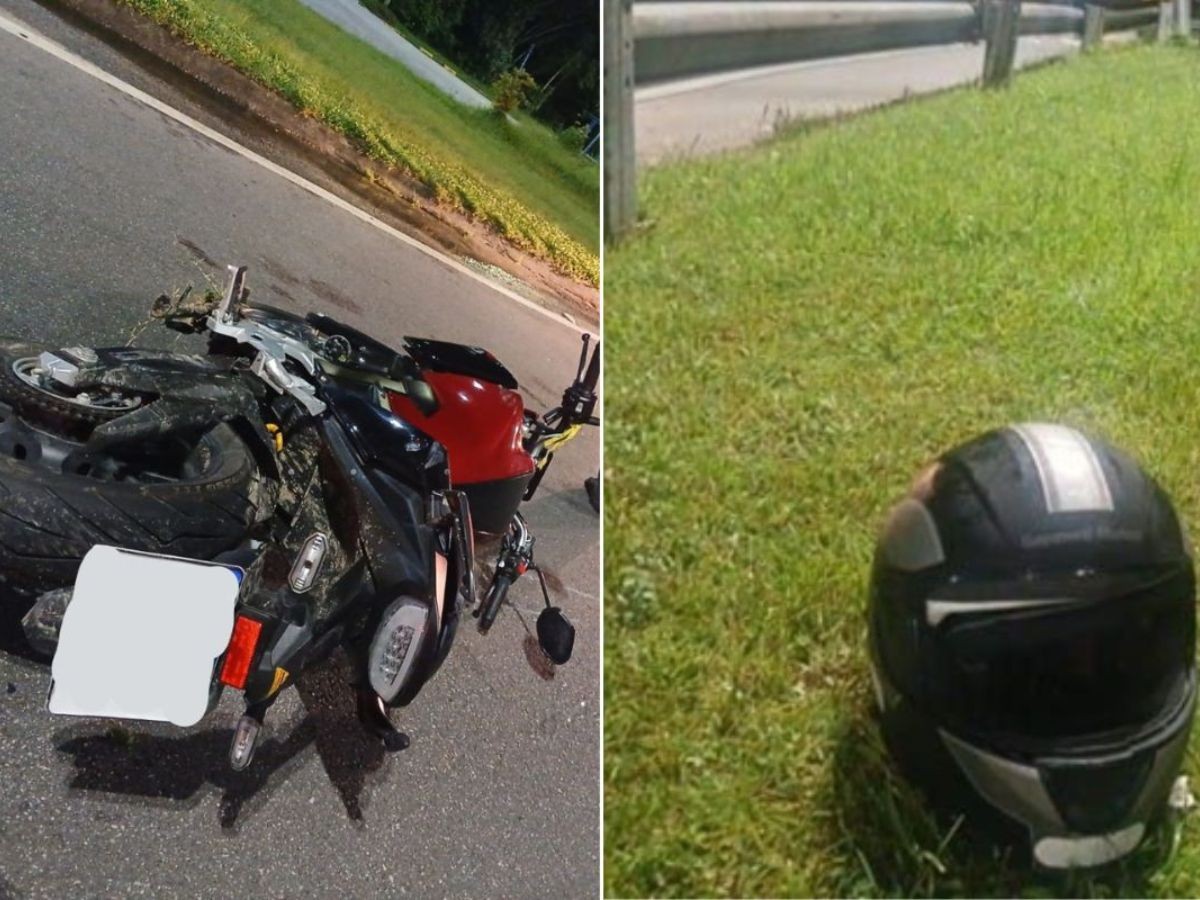 Motociclista morre após bater em alta velocidade em guard-rail em SP