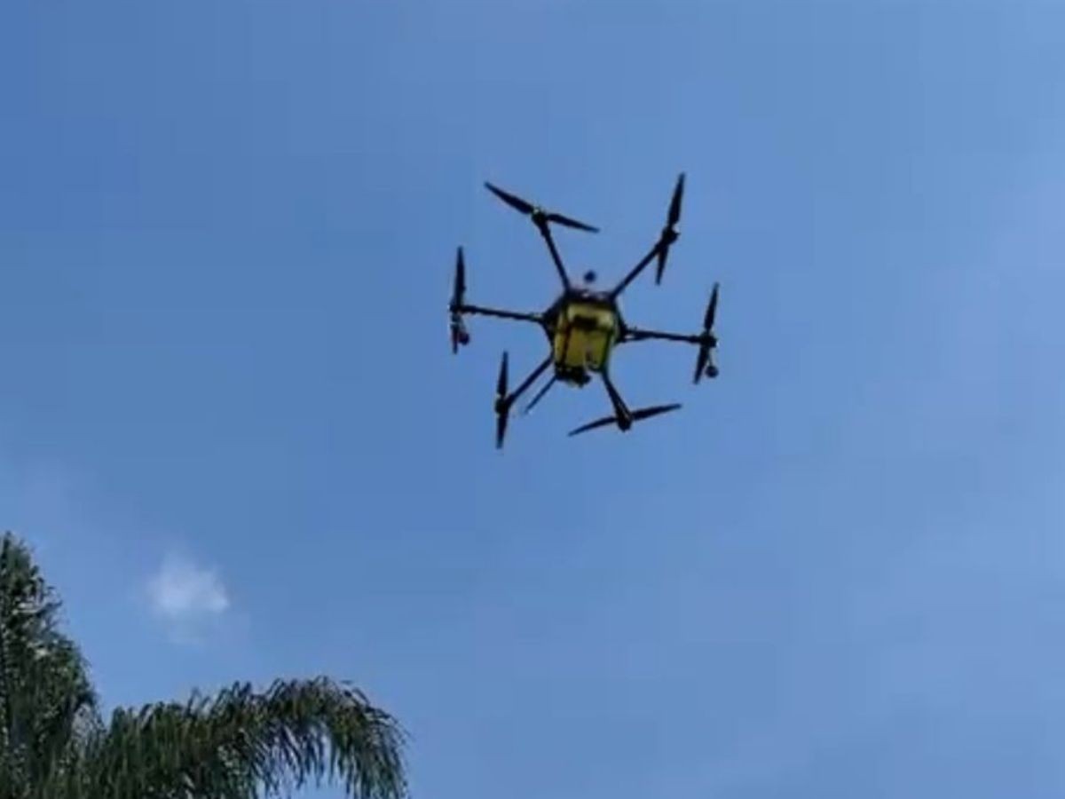 Santos adquire drone capaz de lançar larvicida em focos de dengue