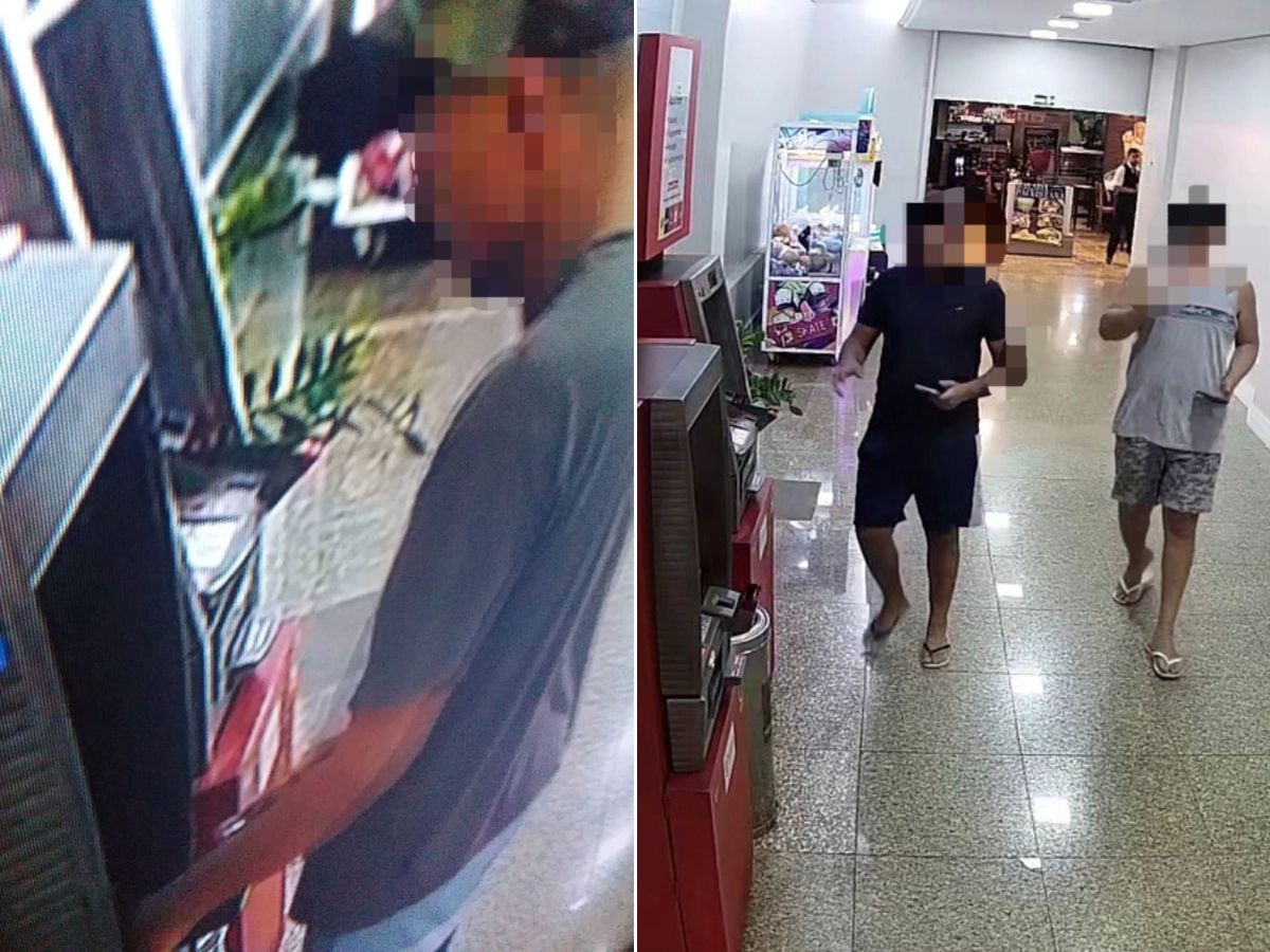 Saques repetidos em shopping revelam esquema de fraude em Santos