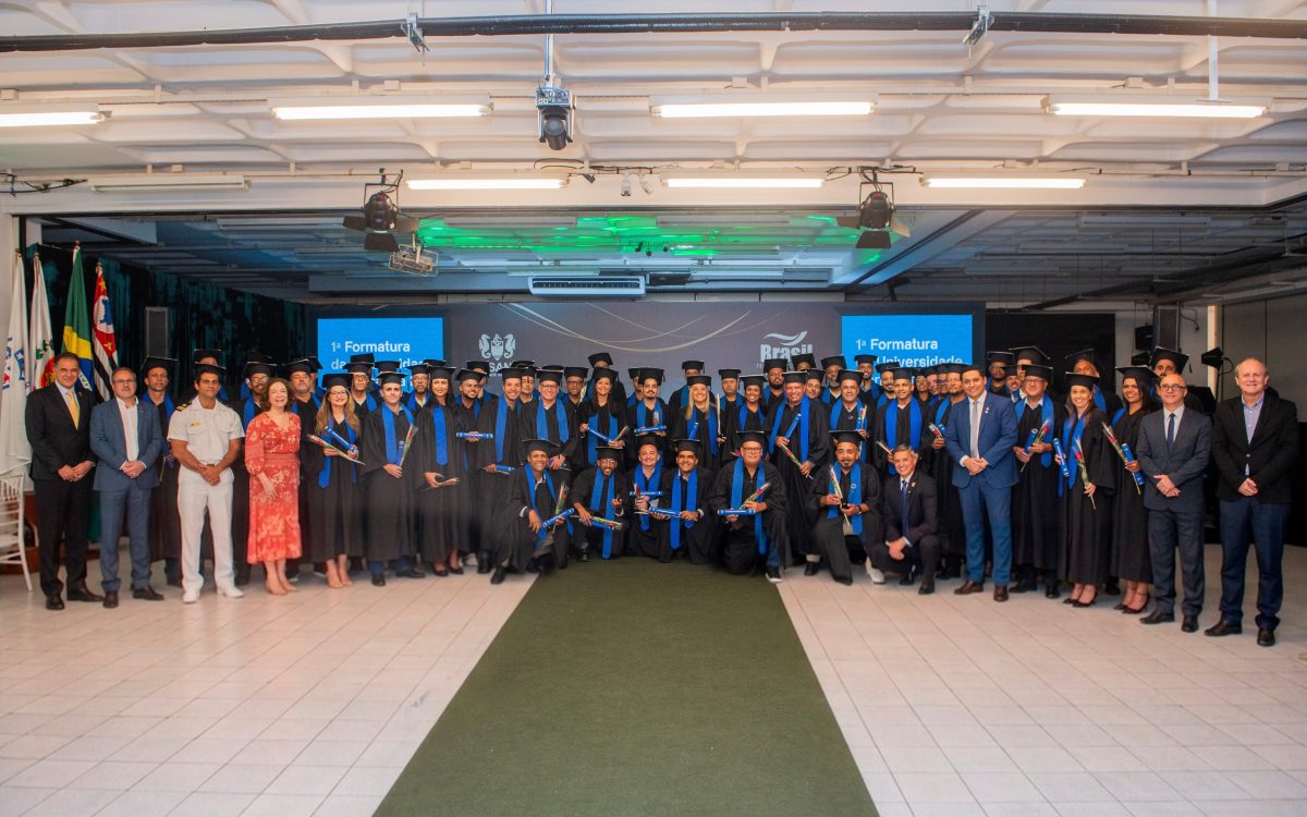92 profissionais do setor portuário conquistam diploma de Ensino Superior