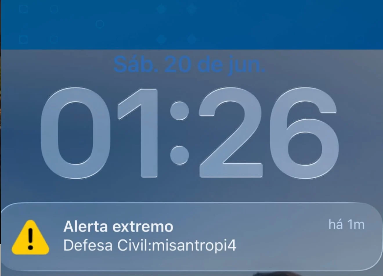 Alerta sonoro para celulares com a palavra ‘misantropia’ pode ter sido ataque hacker