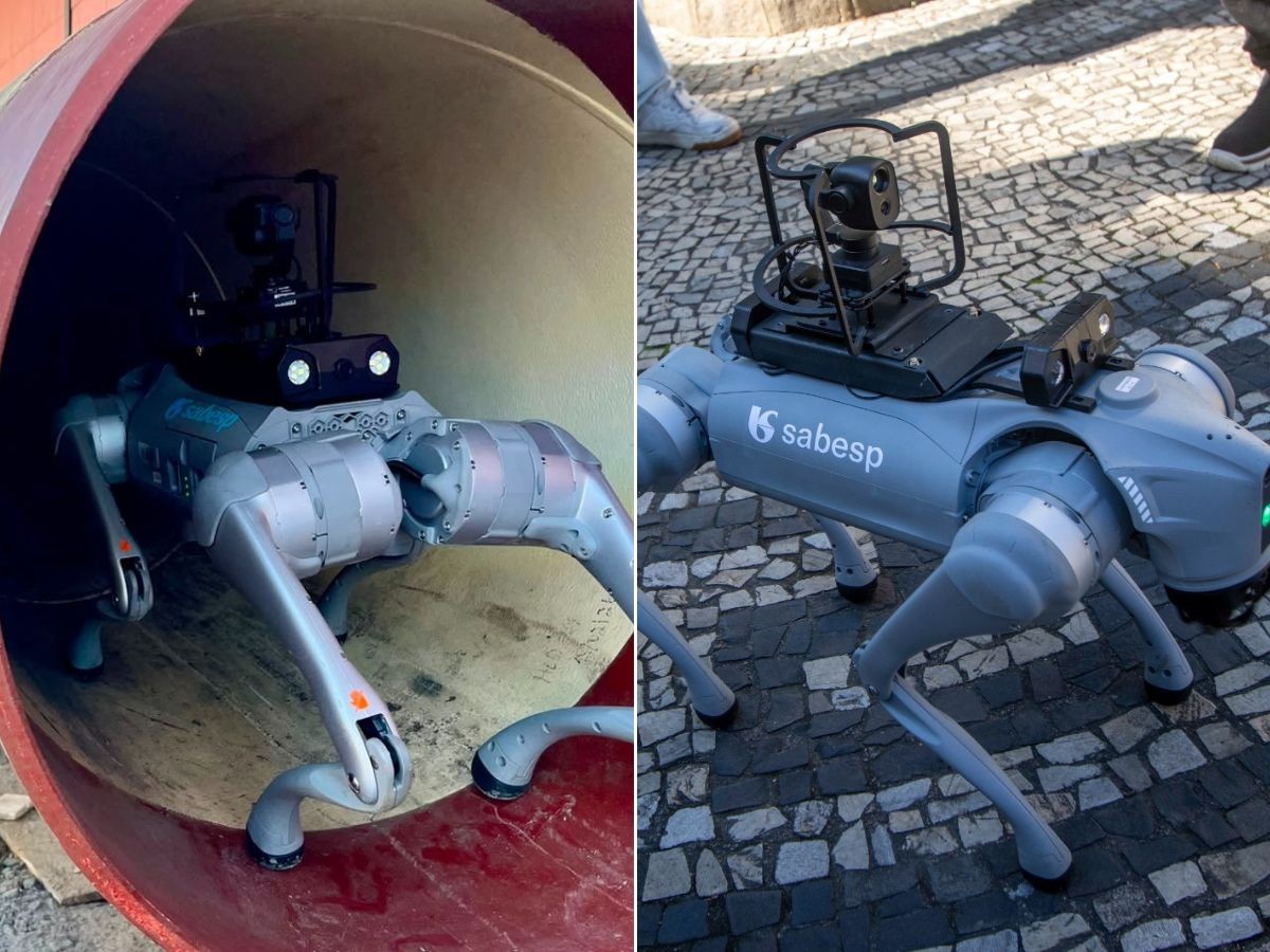 Cachorro-robô é enviado em missão e encara gases tóxicos no porto