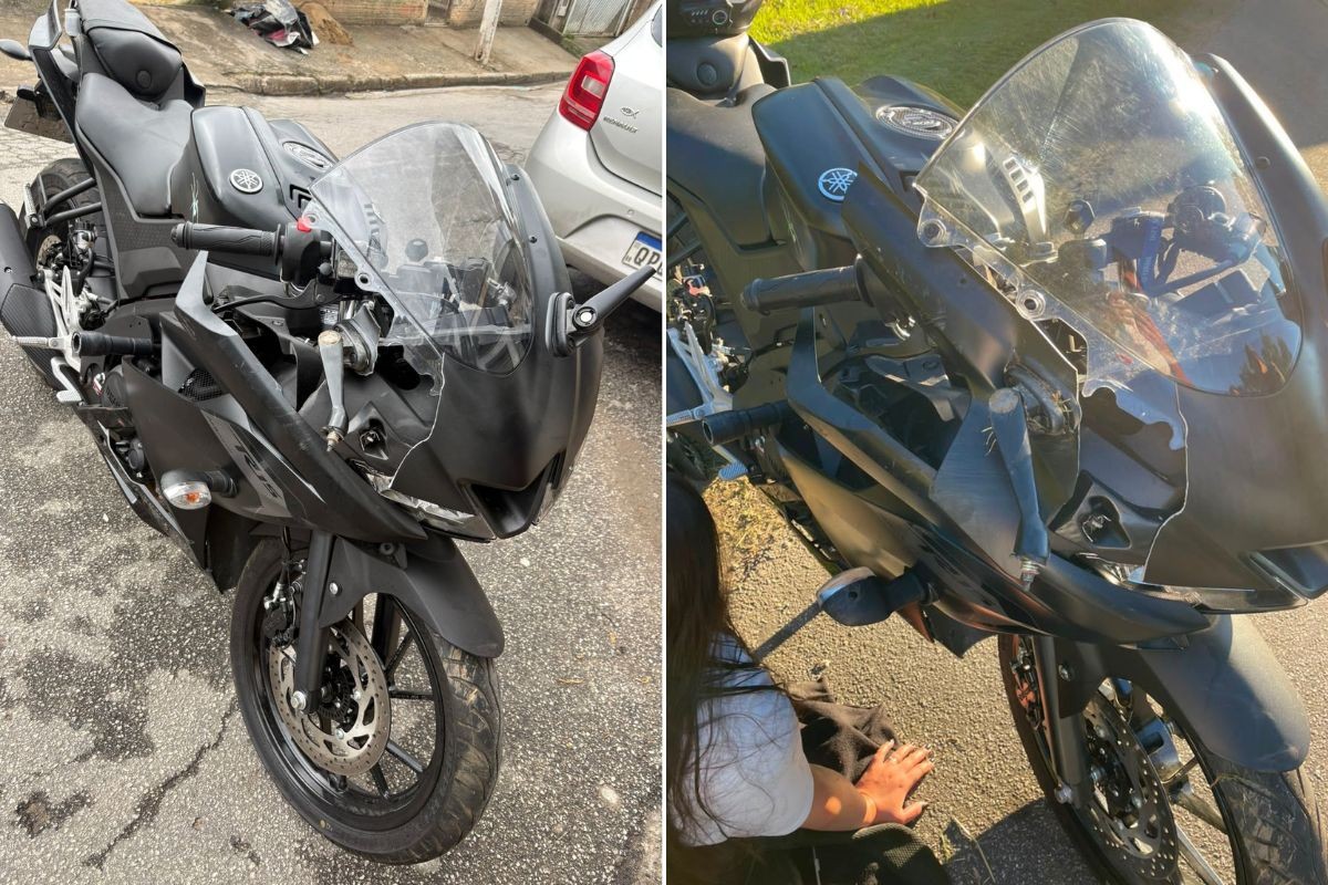 Casal derrubado de moto estava em viagem para celebrar casamento