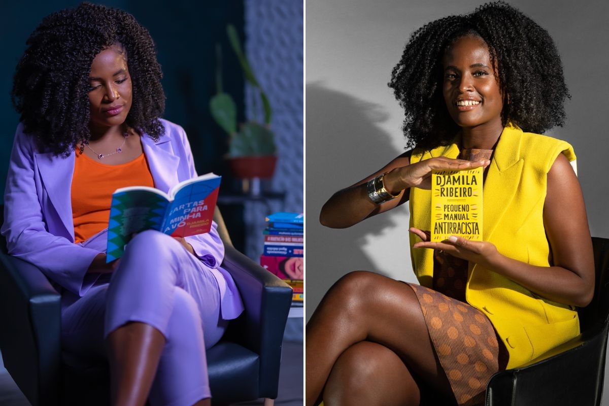 Djamila Ribeiro visita universidade em Santos para palestra; confira
