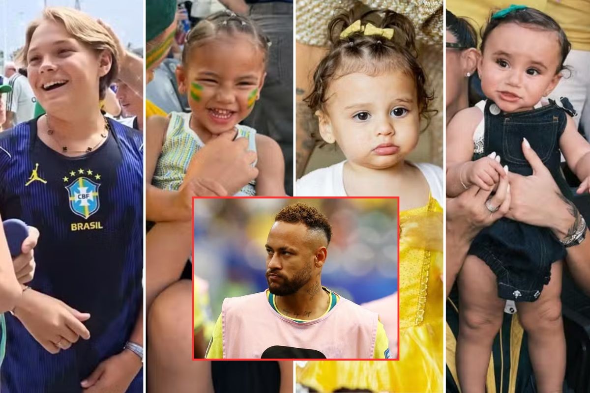 Helena é a única filha de Neymar que não está na Copa do Mundo