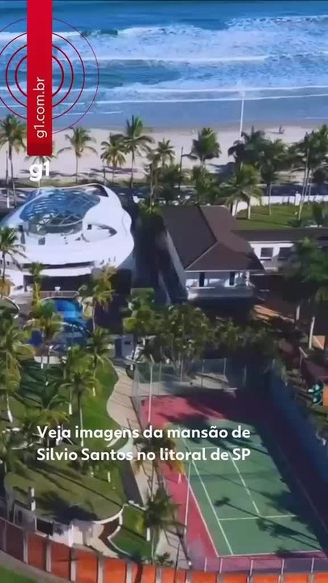Mansão de Silvio Santos inspirada em posto de gasolina supera R$ 15 mi