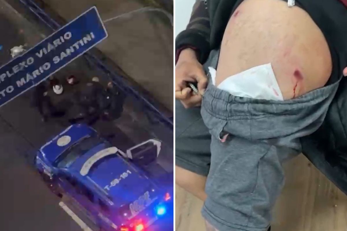 Motociclista de app é baleado após avançar sinal em SP e acusa guarda