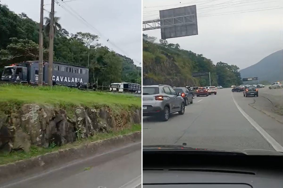 Motoristas voltam na contramão da Imigrantes após ocorrência policial