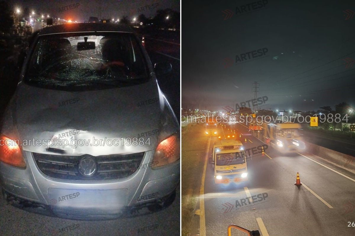 Mulher morre após ser atropelada por vários veículos em rodovia de SP