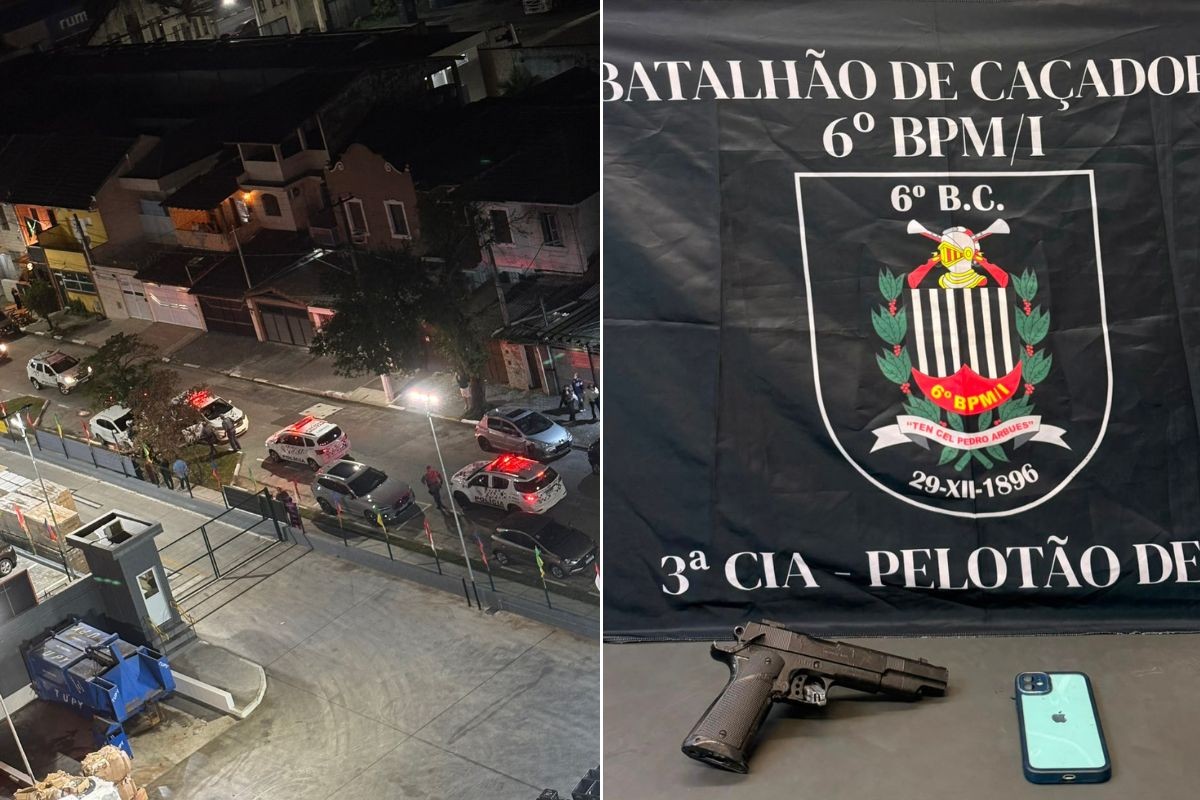 Suspeitos de roubo são detidos após jovem sacar arma falsa contra PM