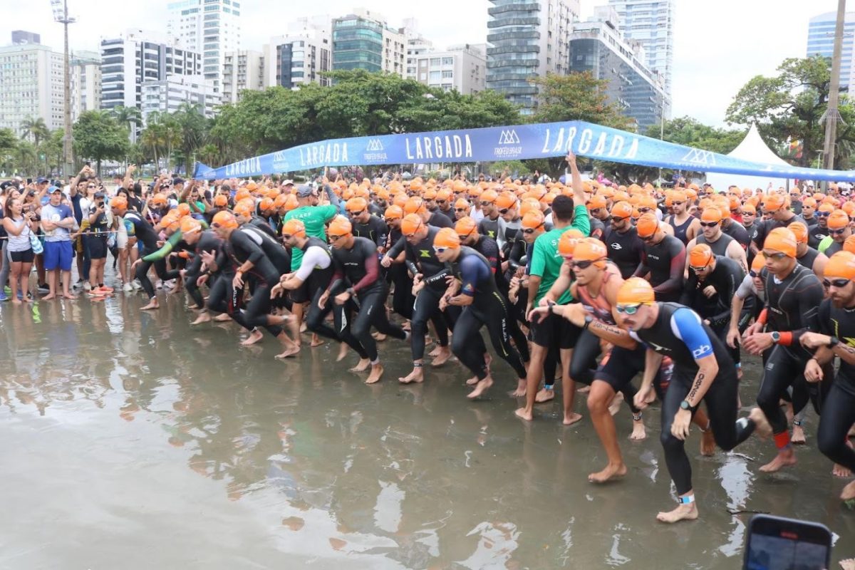 Troféu Brasil de Triathlon altera trânsito em Santos no domingo; veja