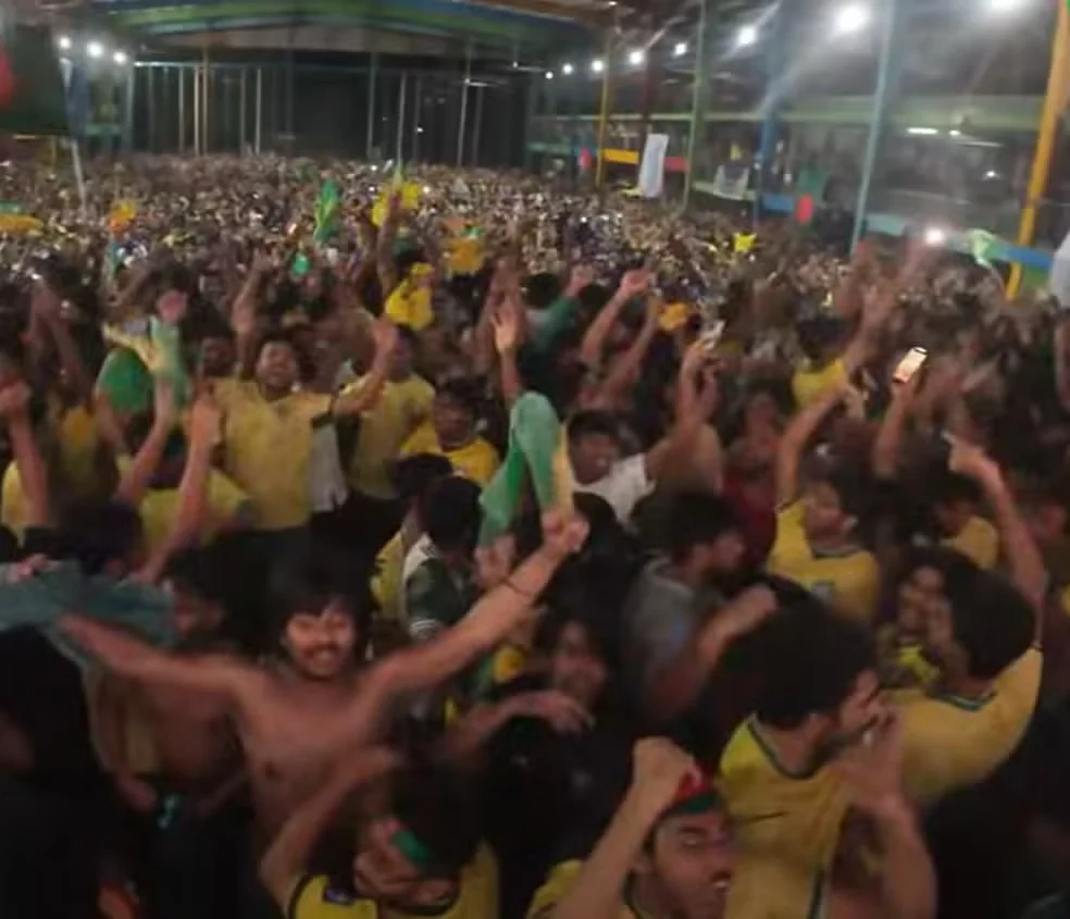 Vídeos mostram festas pela vitória do Brasil em Bangladesh, Líbano e outros países; veja