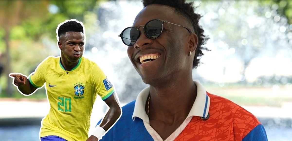 ‘Sósia’ de Vini Jr., haitiano aposta em vitória do Brasil na Copa