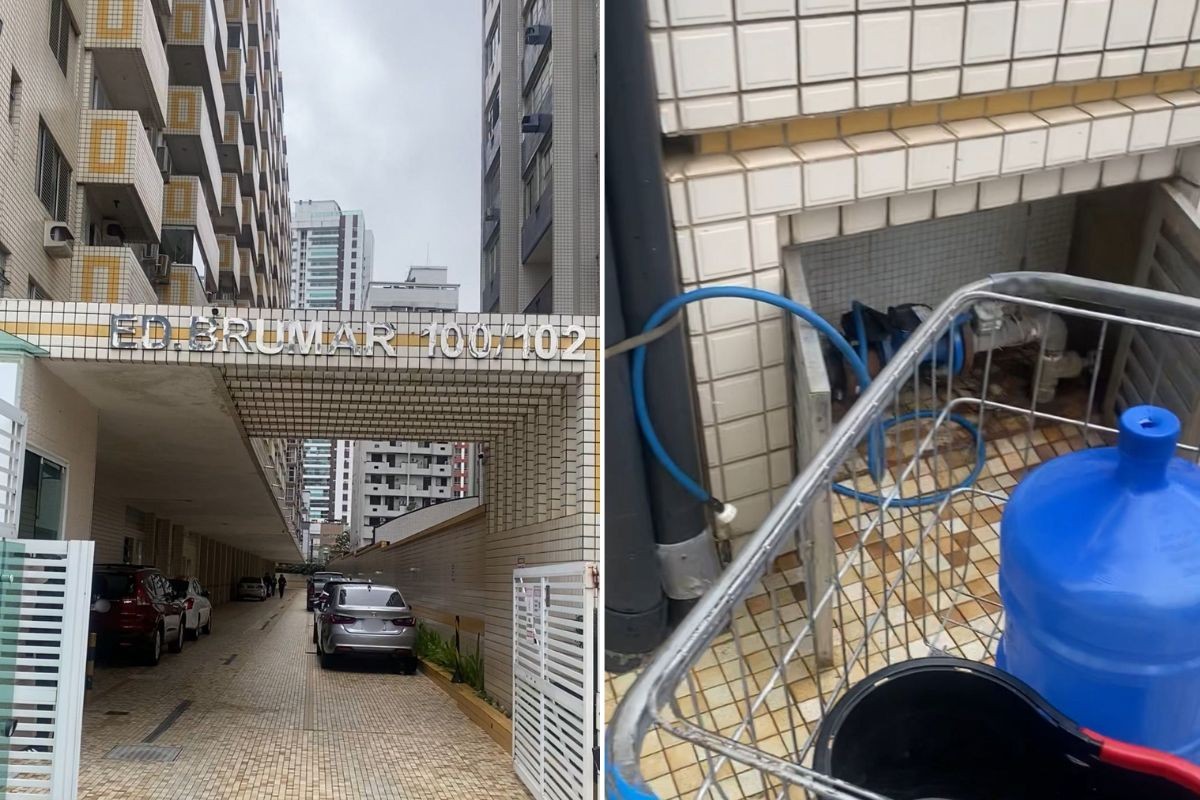 Água contaminada por esgoto em Santos deixa moradores doentes