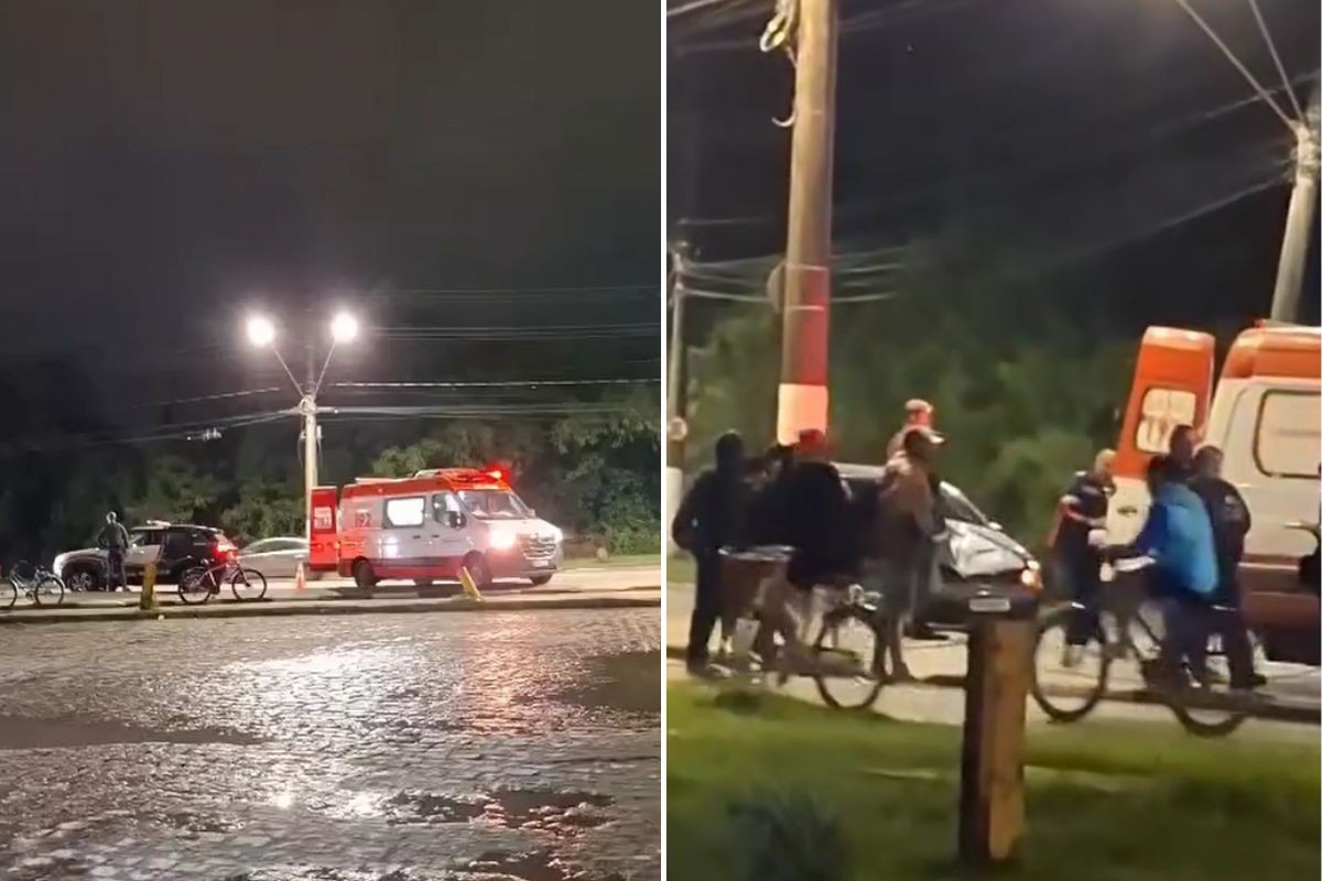 Ambulância do Samu é atingida por carro durante resgate em SP