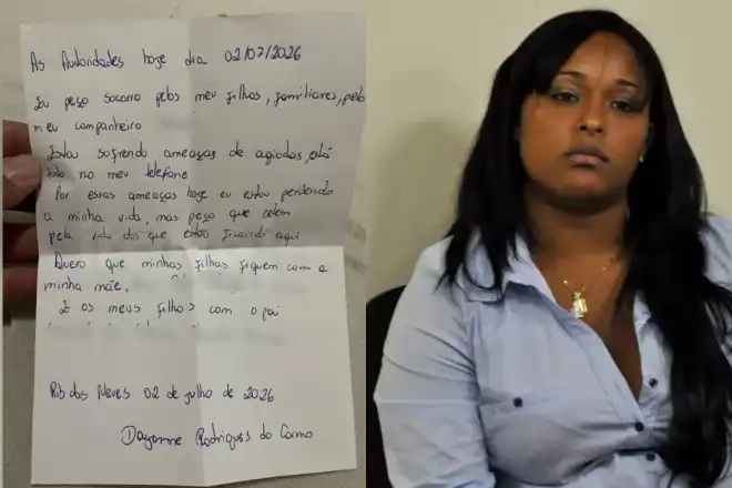 Antes de desaparecer, ex-mulher do goleiro Bruno deixou cartas de despedida