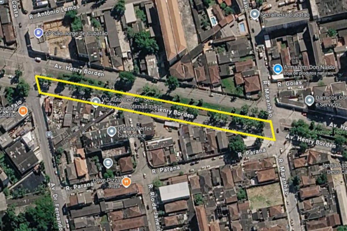 Avenida Henry Borden tem interdição parcial para obras em Cubatão