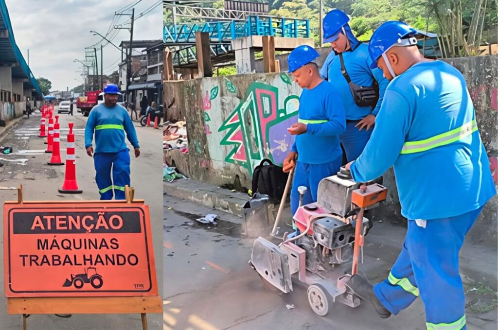 Obra de saneamento do Vale Verde entra na fase final, com garantia de recuperação da Av. Principal da Vila Esperança