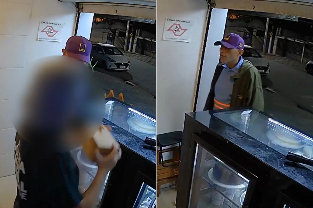Criminoso invade doceria, rende vítimas e as tranca em banheiro em SP