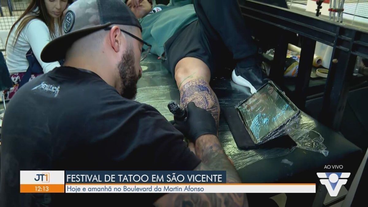 Festival de tatuagem em São Vicente reúne mais de 150 artistas; confira a programação