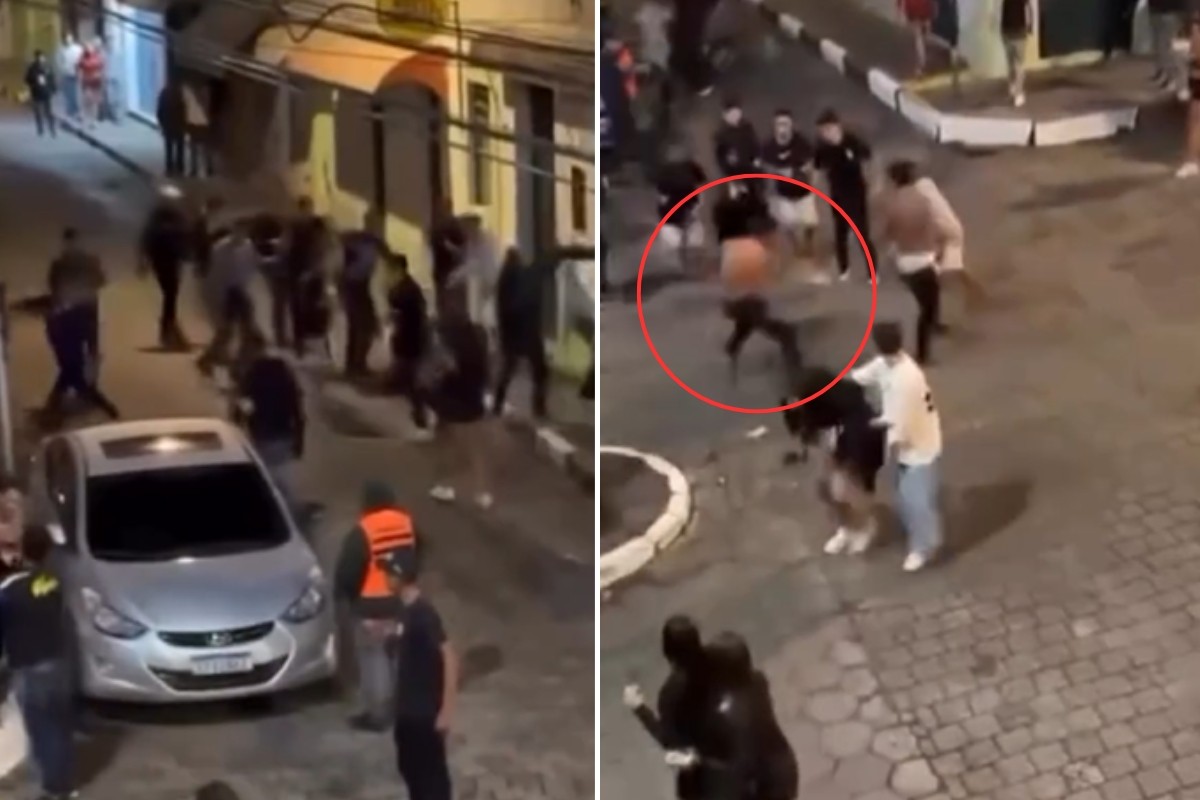 Homem é agredido em briga generalizada às vésperas de evento religioso