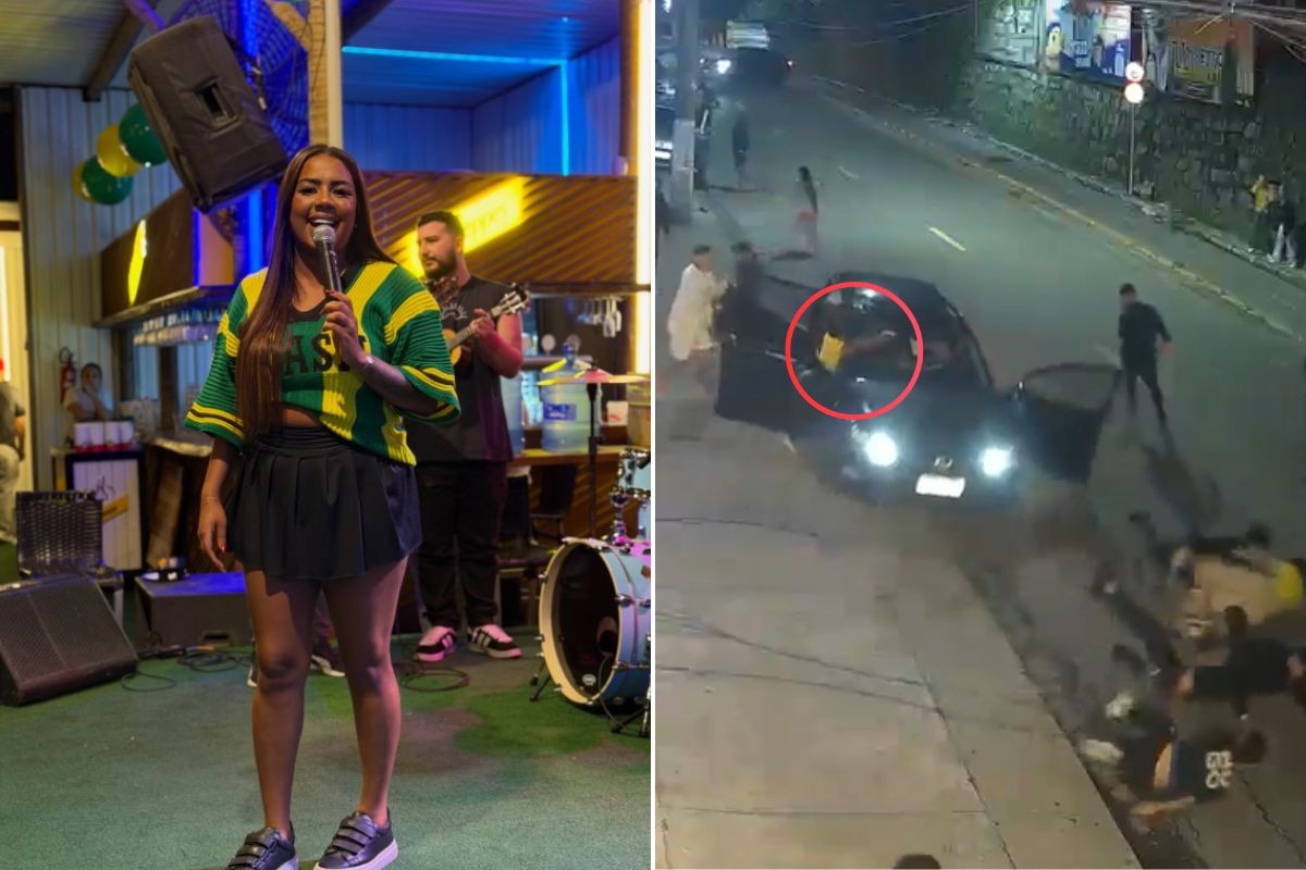 MC Rita é uma das vítimas atropeladas por homem que invadiu carro no litoral de SP; VÍDEO