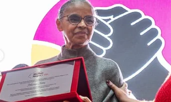 Marina Silva cobra mais mulheres no Senado e defende fortalecimento da democracia