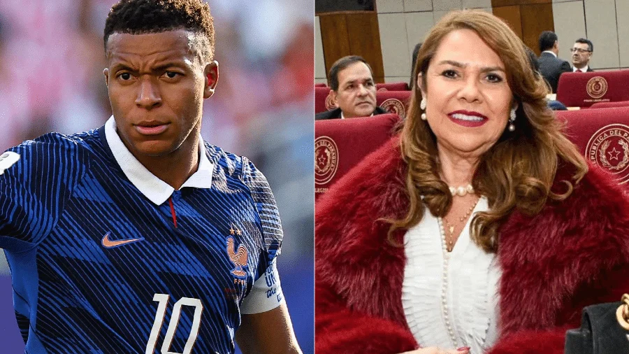 Mbappé rebate ataque racista de senadora paraguaia