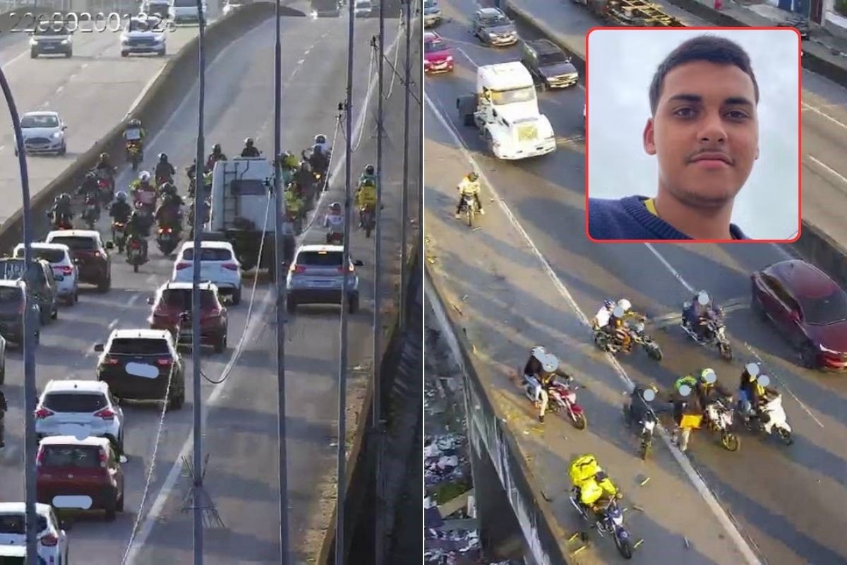 Motociclistas queimam pipas na Imigrantes após morte por cerol