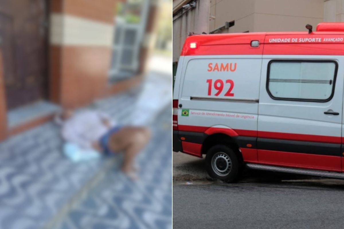 Mulher com dor espera Samu deitada em calçada por mais de uma hora