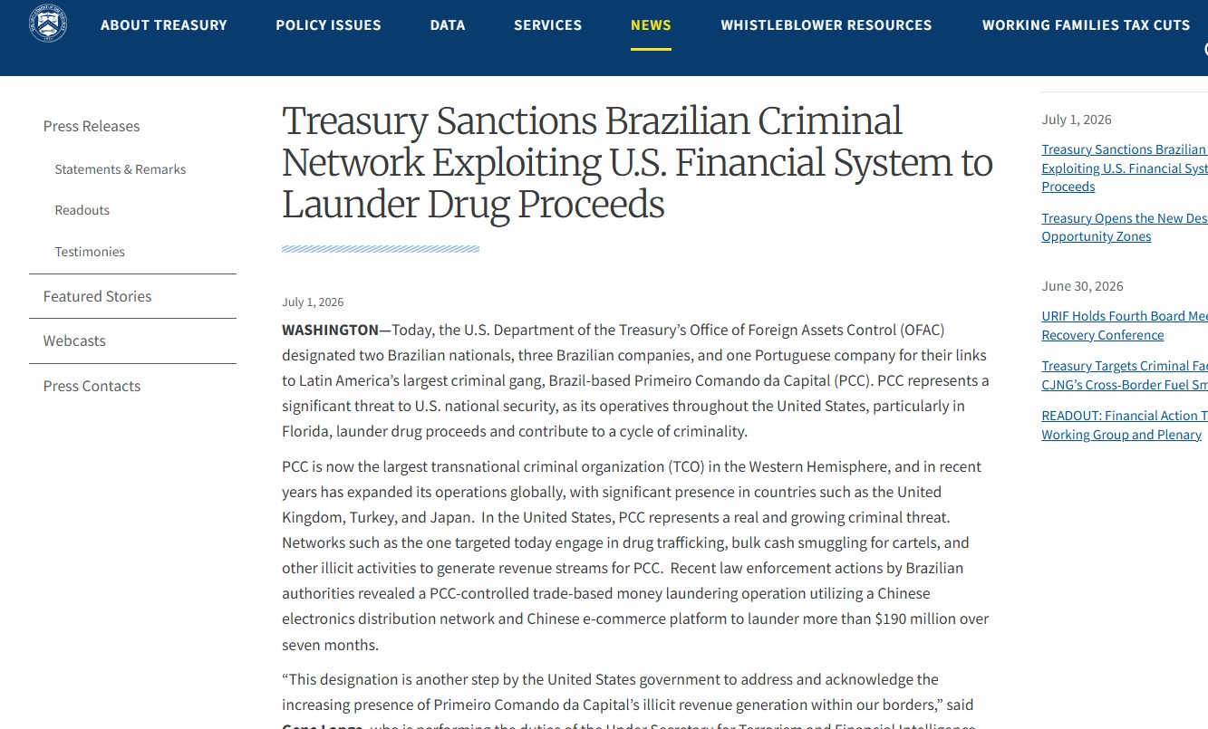 Operação da PF prende secretária alvo de sanção dos EUA por suspeita de ligação com PCC e mais 6 pessoas; empresário está foragido